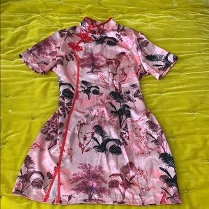 PLT Oriental Print Dress